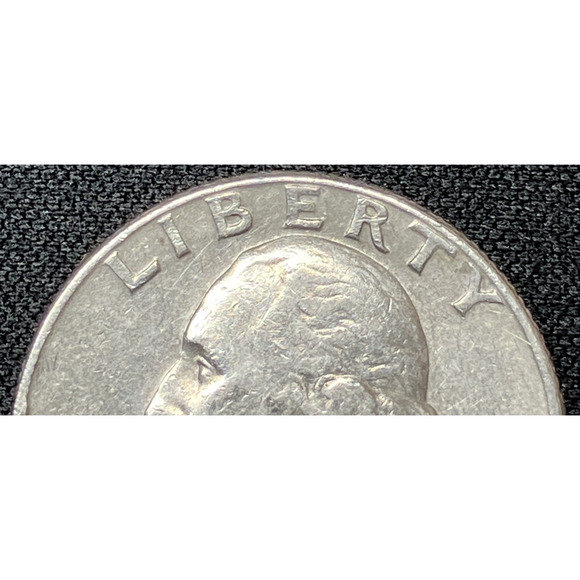 1966 Washington Quarter “Mafia-Strike" Eagle on Reverse & Rim Error on Obverse - Picture 7 of 16